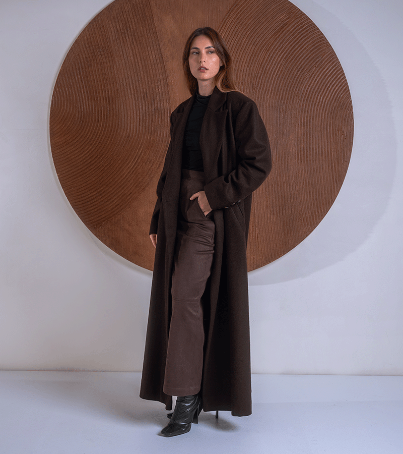 WOOL TRENCH COAT