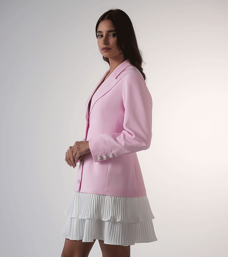 BLAZER DRESS PINK